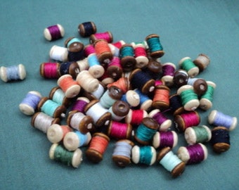 Dolls House Miniatures  - 1/12th Cotton Reels x6 (Assorted)