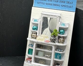 DOLLS HOUSE MINIATURES - 1/48 - 1:48 - 1/4" - Quarter Inch Scale - Credenza