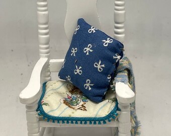 Dolls House Miniatures - Beatrix Potter Rocking Chair -Peter Rabbit