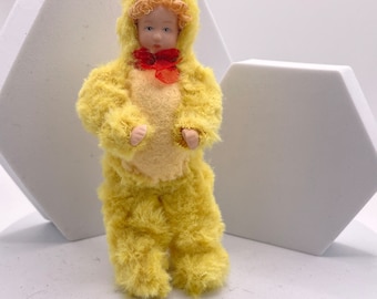 Dolls House Miniatures - 1/12th dolls in Fancy Dress - Theo the Teddy