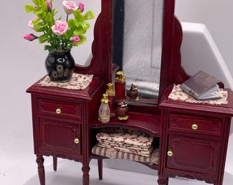 Dolls House Miniatures - 1/12th Dressing Table - Vera Collective