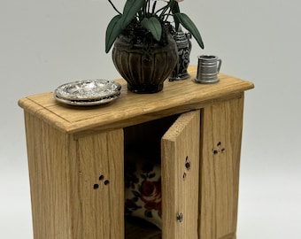 Dolls House Miniatures - Tudor Cupboard / dole
