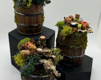 Dolls House Miniatures - 1/12 Spooky Barrel x1
