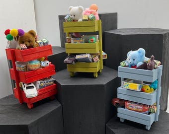 Dolls House Miniatures -  Toy Trolley