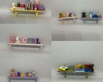 Dolls House Miniature - Toy Wall Shelf x1