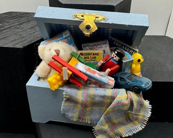 Dolls House Miniatures -  Toy Box