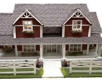 Hart’s Desire Miniatures - 1:48 quarter scale house kit - Two Storey Ranch House