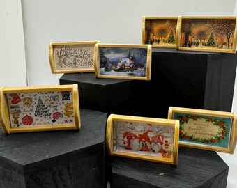 Dolls House Miniatures - Christmas tray x1 various