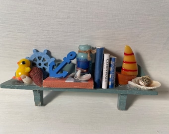 DOLLS House Miniatures - Nautical Wall Shelf