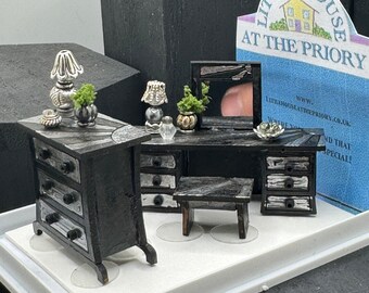 Dolls House  1/48th Art Deco Sunbeam Bedroom set