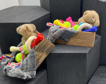 Dolls House Miniatures -  Dog Toy box x1