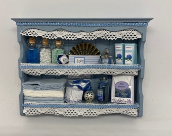 1/12th Blue Perfume Shelves
