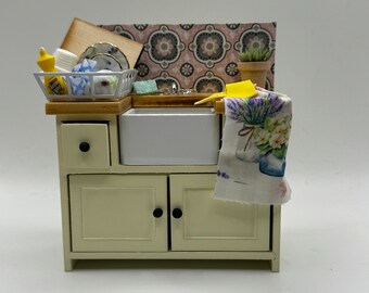 Dolls House Miniatures - 1/12 Kitchen Sink Counter