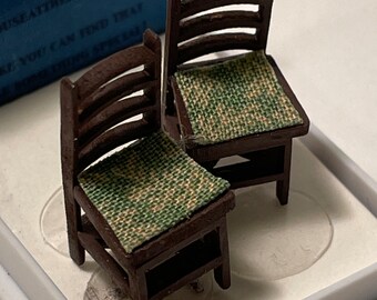 Dolls House 1/48th -s/2 chairs