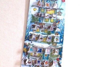 DOLLS HOUSE MINIATURES - Advent Calendar - Tall