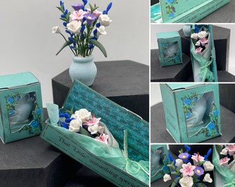 1/12th boxed summer flowers to arrange (see description)