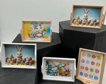 Dolls House Miniatures - easter tray x1 various