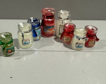 Dolls House Miniatures - Christmas Candle x1