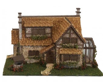 Hart’s Desire Miniatures - 1:144 1/144th micro scale house kit - Storybook Tattington Cottage