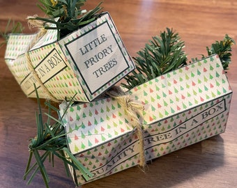 Dolls house Miniatures - Christmas Tree in box (display only)