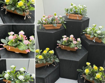 Dolls House Miniatures - 1/12th flower Trough  (various options)