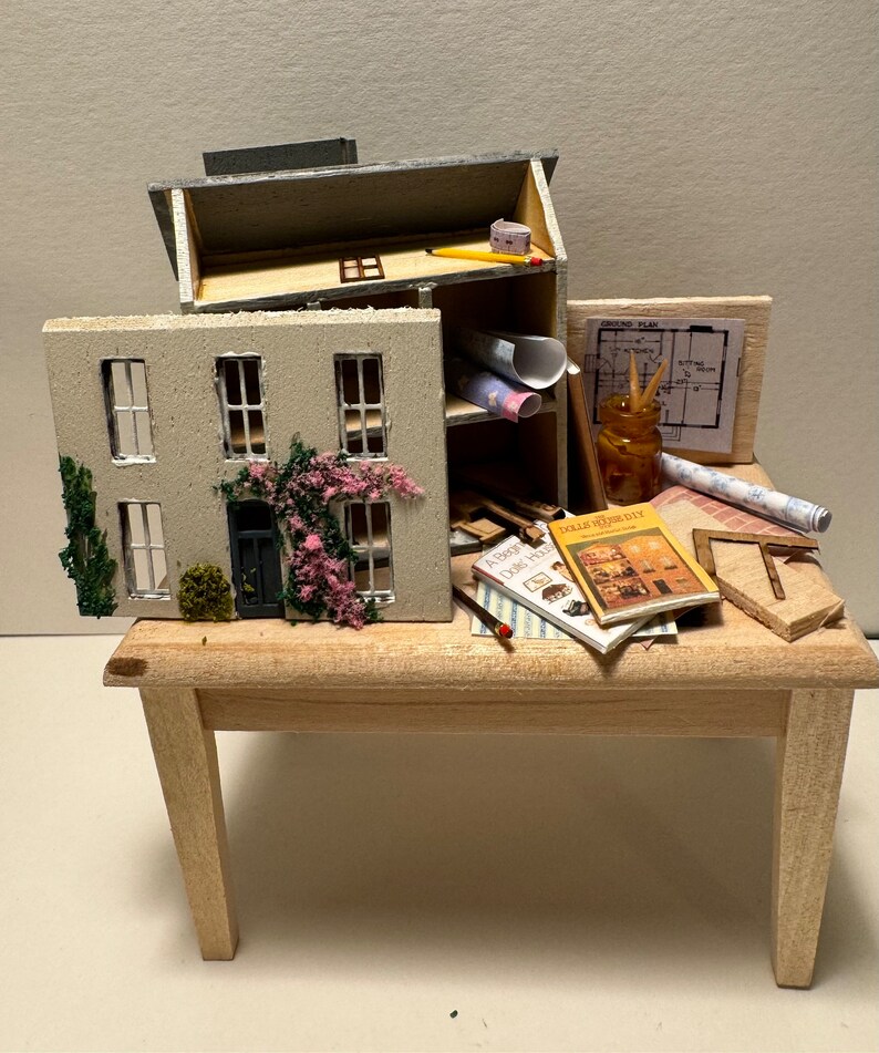 Dolls House Miniatures 1/12th Dollshouse Making Table 2 options image 9