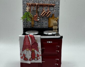 Dolls House Miniatures - 1/12 Kitchen Aga