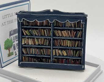 Dolls House 1/48th / 1:48 /Quarter Scale - Large Bookcase