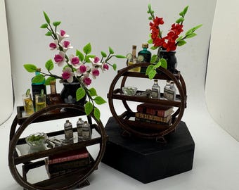 Dolls House Miniatures - 1/12 Art Deco Inspired Side Table x1