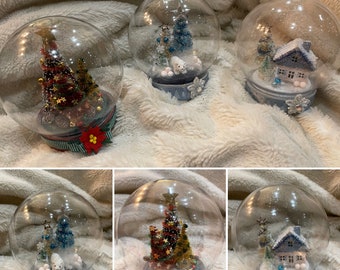 Christmas snow globe (assorted)