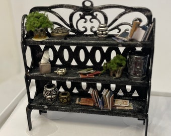 Dolls House Miniatures - Handmade 1/48th Decorative Shelves (1/4inch )