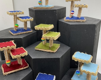 Dolls House Miniatures Cat tower toy x1