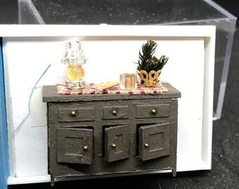 Dolls House Luxury Dressed 1/48th Sideboard -