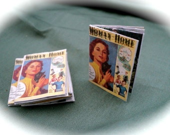DOLLS HOUSE MINIATURES - 1/12th Period Openable Magazine