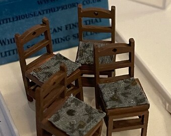 Dolls House 1/48th - s/4 Chairs