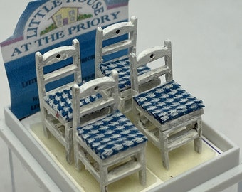 Dolls House 1/48th - s/4 Chairs