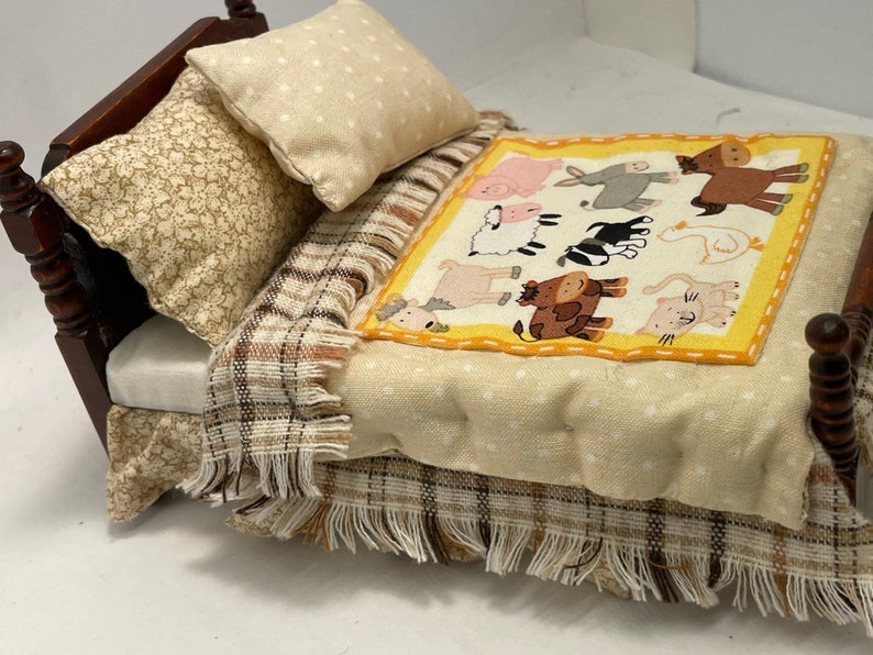 Dolls House Luxury Dressed 1/12th Single Bed Joshua Etsy