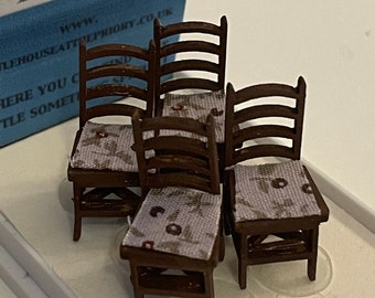 Dolls House 1/48th - s/4 Chairs