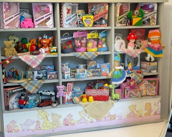 Dolls House Miniatures - 1/12th large toy shop shelf unit