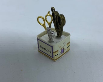 Dolls House Miniatures - Scissor Box