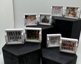 Dolls House Miniatures - Christmas tray x1 various