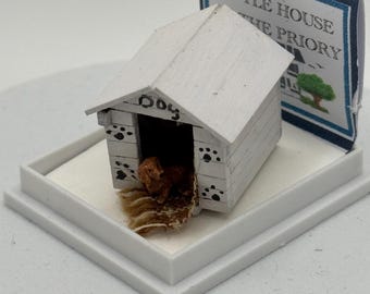 Dolls House 1/48th / 1:48 /Quarter Scale - dog kennel