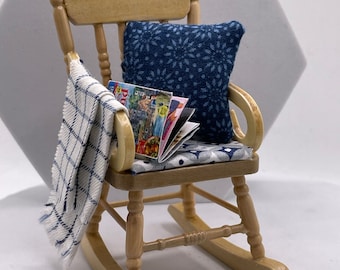 Dolls House Miniatures - 1/12th Rocking Chair