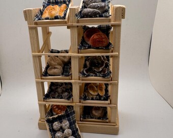 Dolls House Miniatures - Bread Rack Bakery Shelves - Double