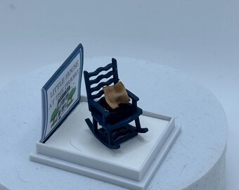 Dolls House 1/48th / 1:48 /Quarter Scale - rocking chair