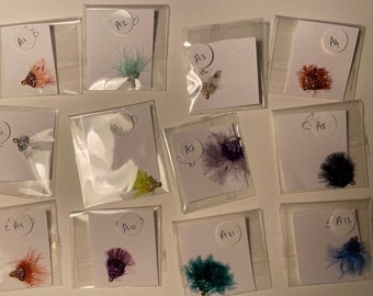 Dolls House Miniatures - Double 1/24th / 1:24th / Half Inch Scale Fan x 1