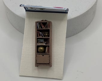 Dolls House 1/48th / 1:48 / Display Cabinet bookcase