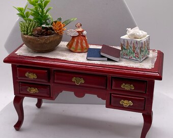Dolls House Miniatures - 1/12th Mahogany Sideboard