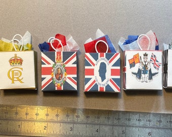 Dolls House Miniatures - Royal - King Charles III coronation - bag x 1