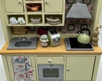 Dolls House Miniatures - 1/12 Kitchen Cooker  & Sink Unit